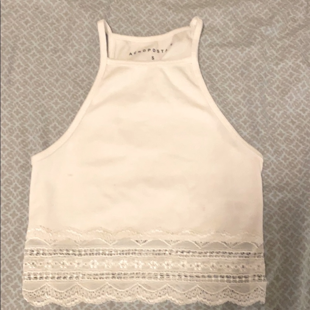 Cute white crop top